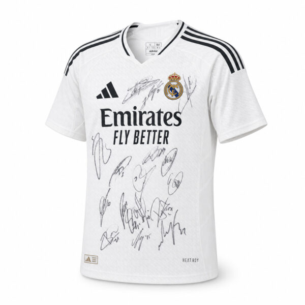 Real Madrid Squad-Signed White Shirt