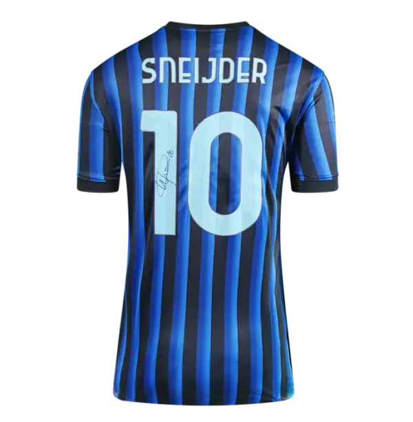 Wesley Sneijder Signed Inter Milan Jersey | icons Certificate of Authenticity