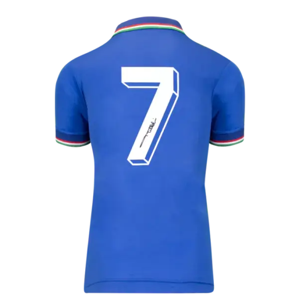 Paolo Maldini Back Signed Italy T-Shirt | Talesignature Certificate of Authenticity