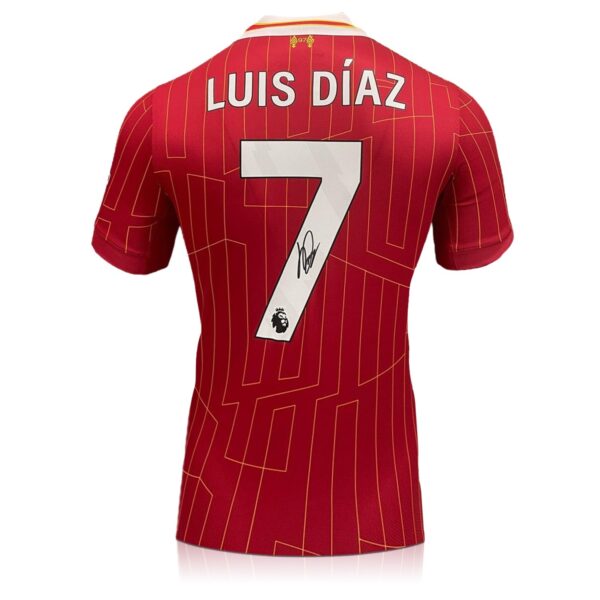Luis Díaz Signed Liverpool Jersey | Premier League Champions Edition